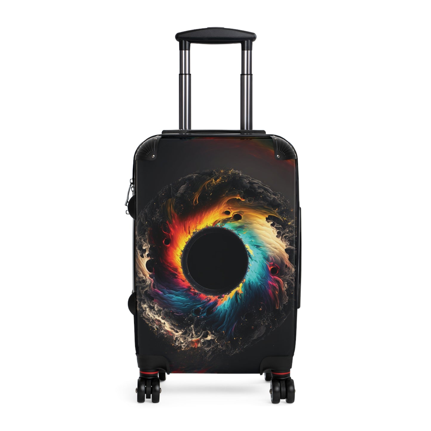 Abstract Colorful AI Carry-On Suitcase - Stylish Luggage for Travelers