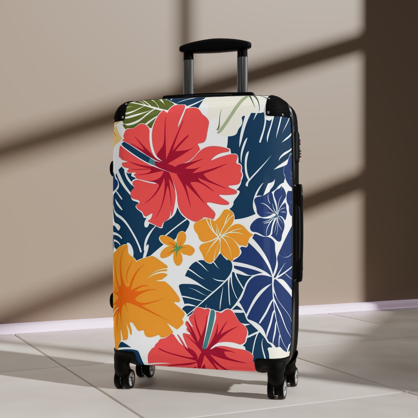 Nature Flowers Floral Animated Art Carry-On Suitcase - Stylish Luggage for Travelers