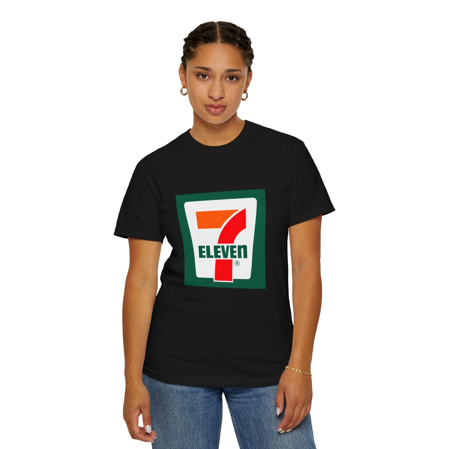 7 Eleven Garment-Dyed T-Shirt – Premium Cotton Tee for Customization