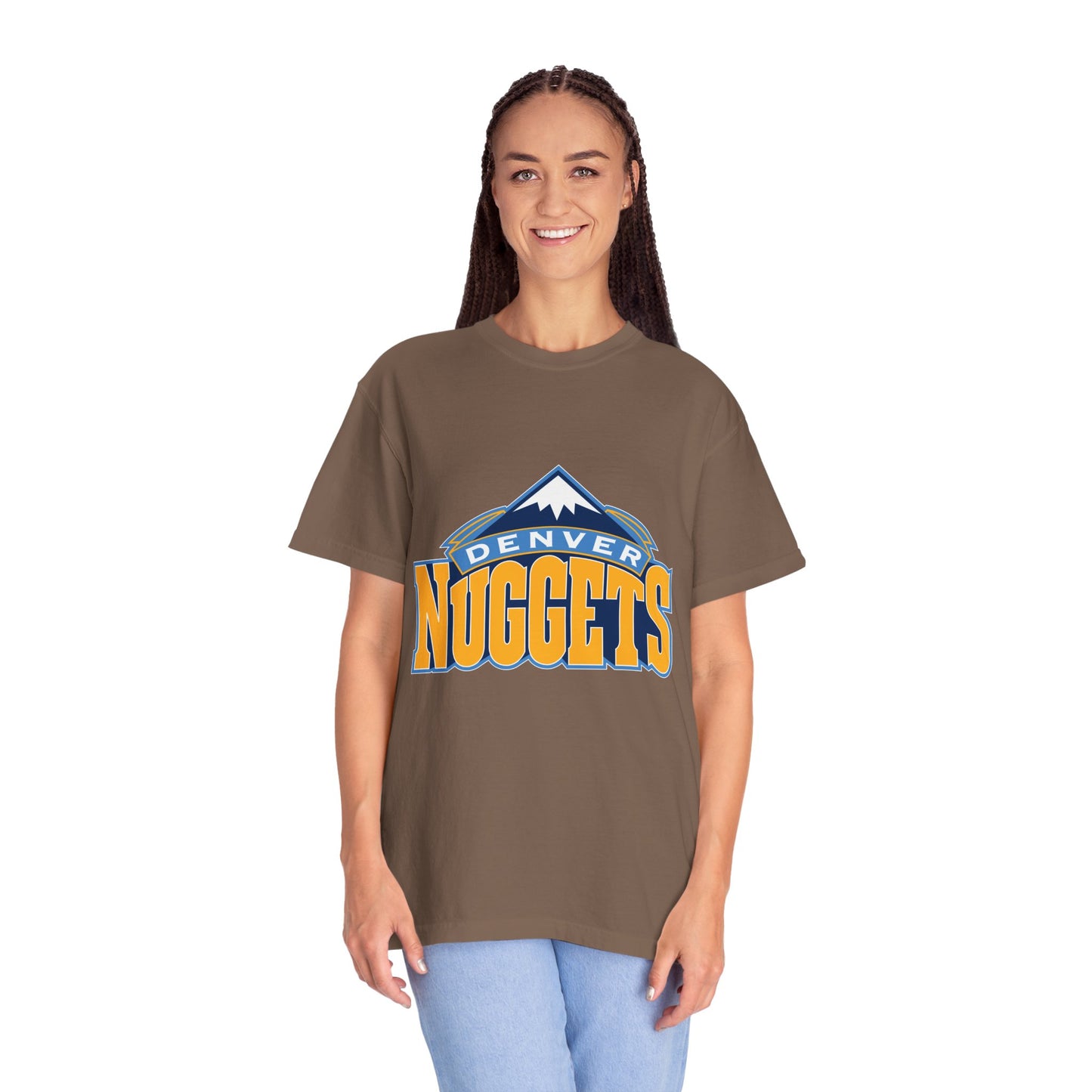 Denver Nuggets Garment-Dyed T-Shirt – Premium Cotton Tee for Customization