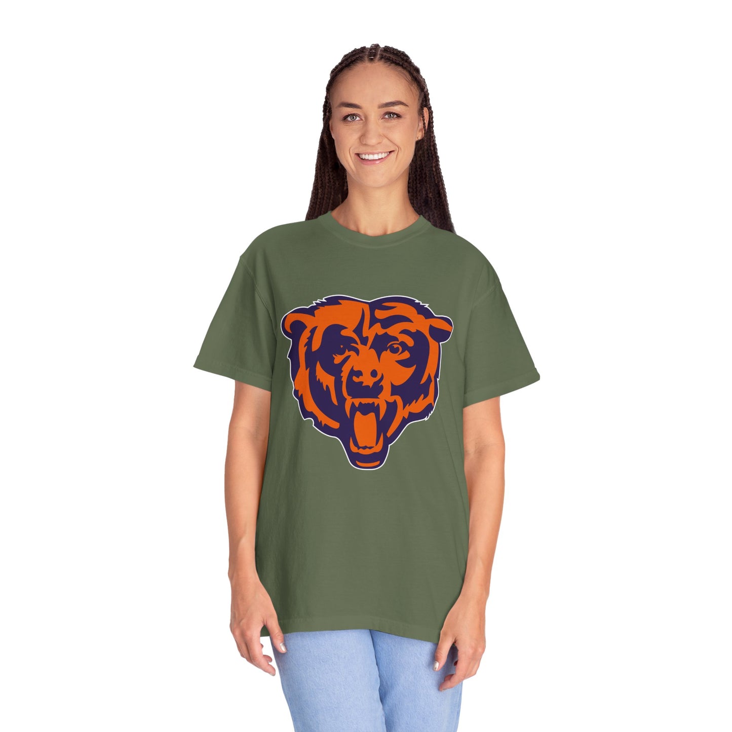Chicago Bears Gear Garment-Dyed T-Shirt – Premium Cotton Tee for Customization