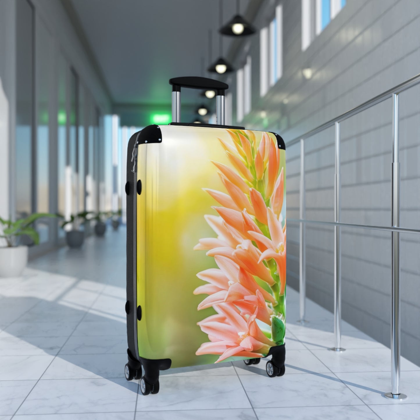 Nature Flowers Beauty and Health Art Carry-On Suitcase - Stylish Luggage for Travelers