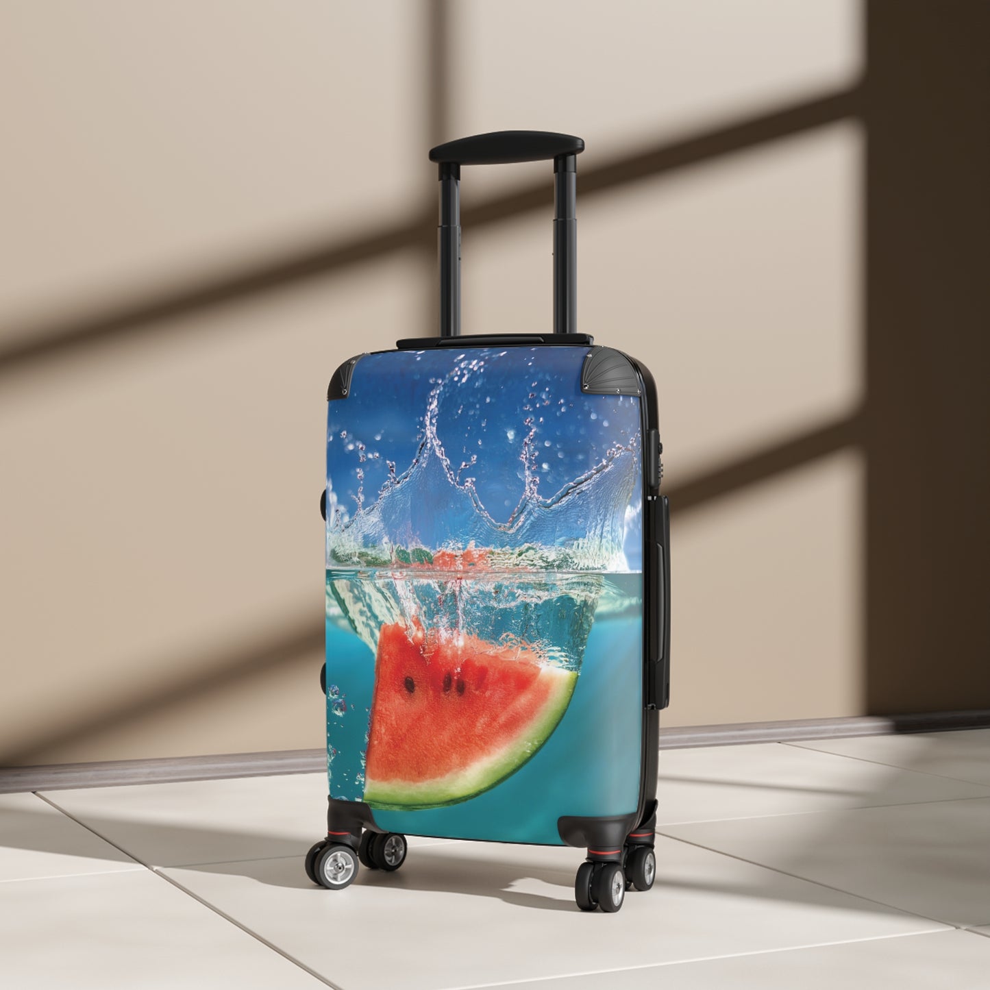 Nature Summer Watermelon Splahing Carry-On Suitcase - Stylish Luggage for Travelers