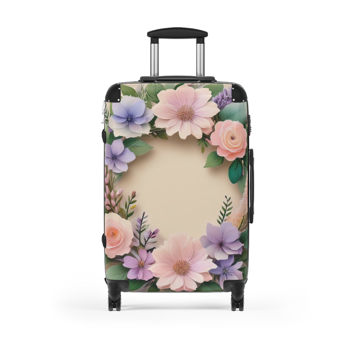Nature Floral Summer Paper Flowers Carry-On Suitcase - Stylish Luggage for Travelers