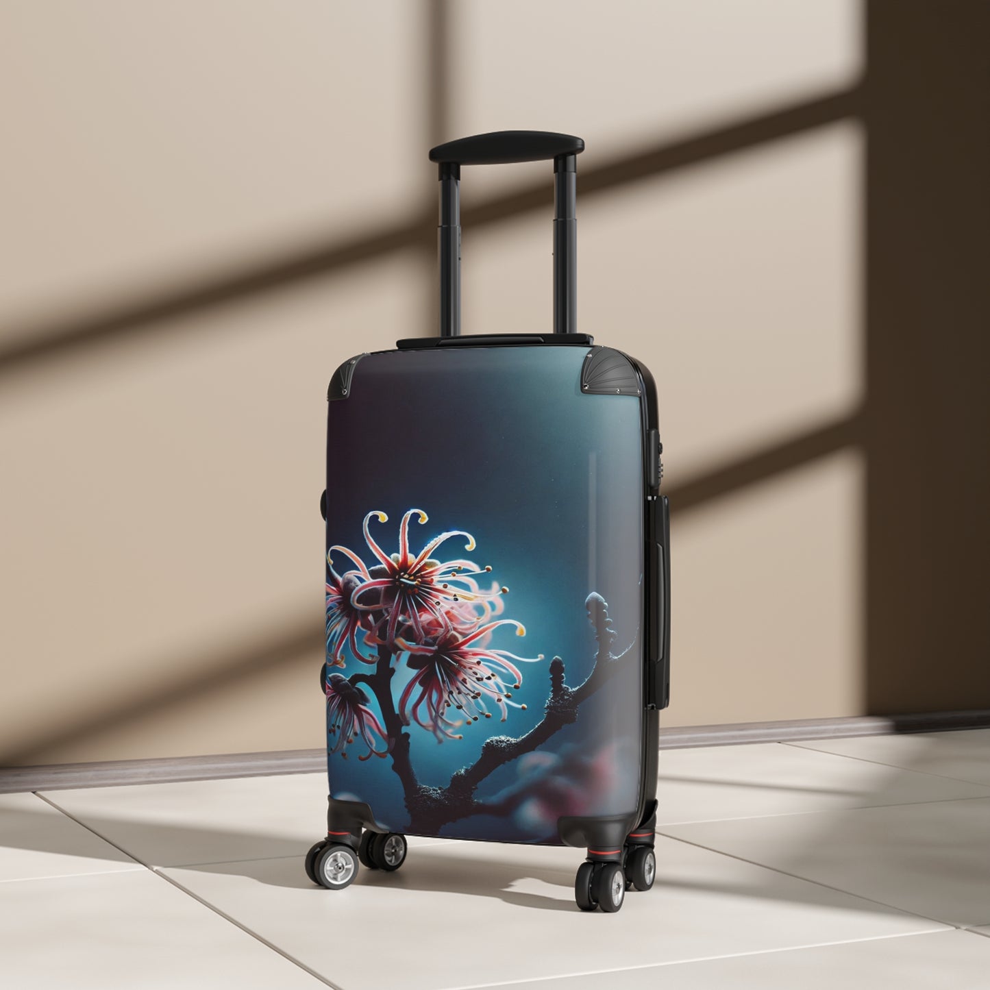 Nature Flowers Floral Cosmos Flowers Art Carry-On Suitcase - Stylish Luggage for Travelers