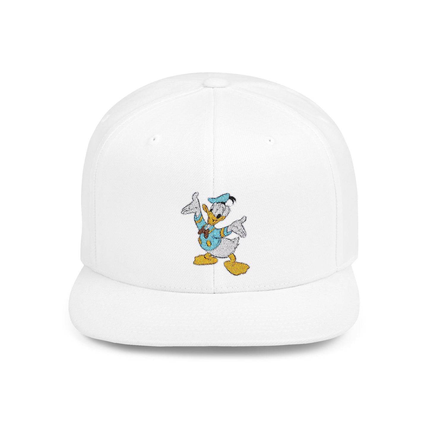 Pato Donald Flat Bill Snapback – Lightweight, Custom Fit, Premium Quality