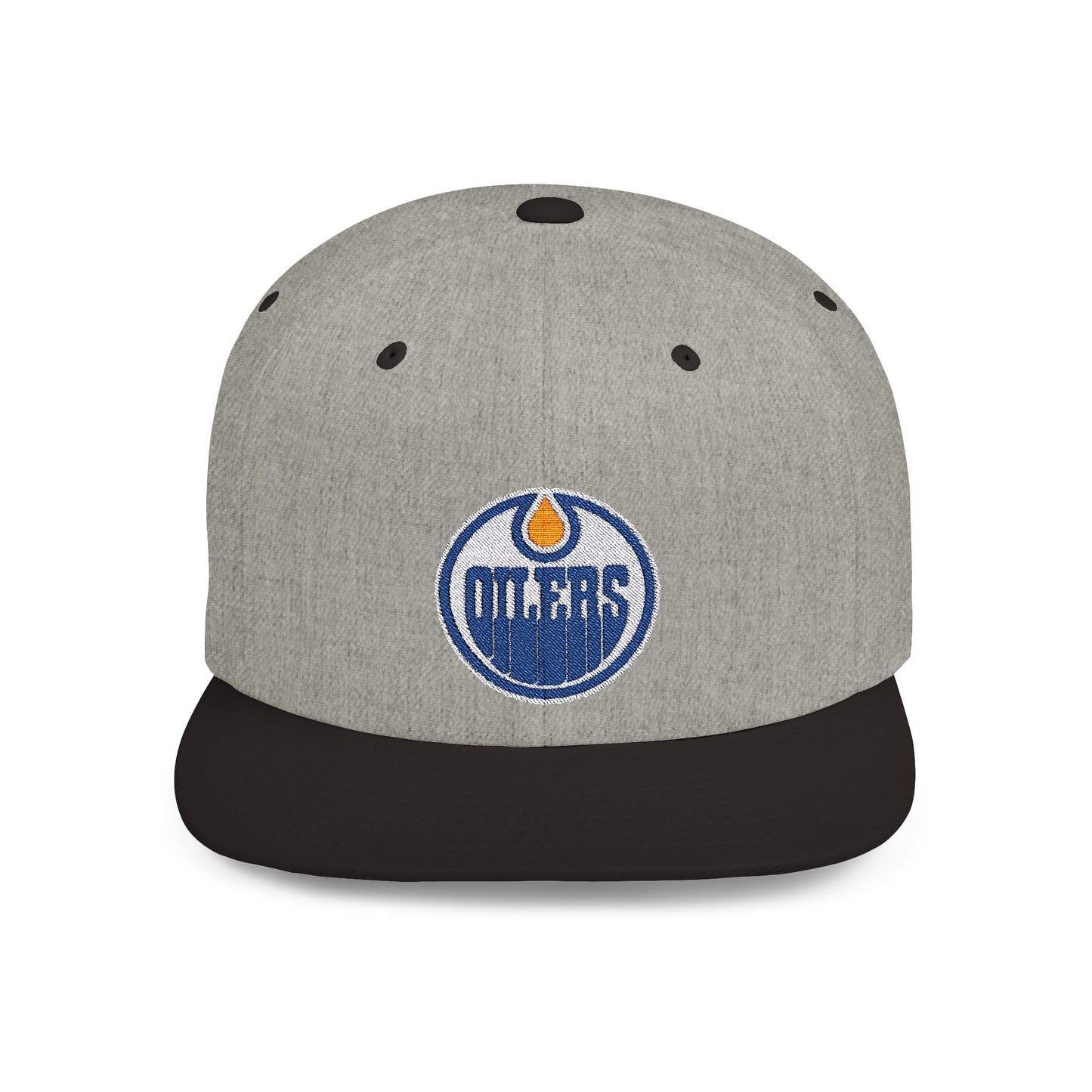 Edmonton Oilers Flat Bill Snapback – Lightweight, Custom Fit, Premium Quality