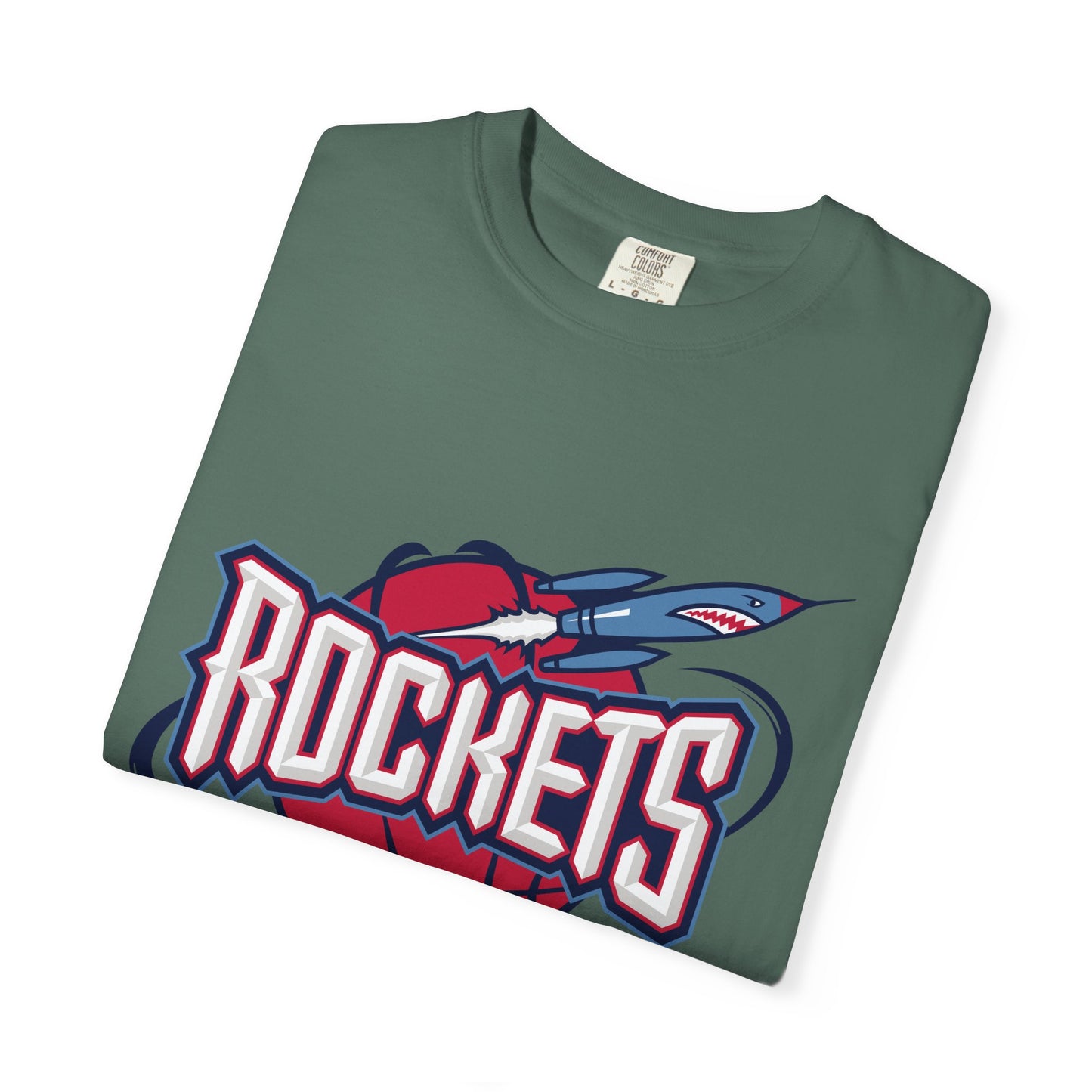 Houston Rockets Game Day Garment-Dyed T-Shirt – Premium Cotton Tee for Customization