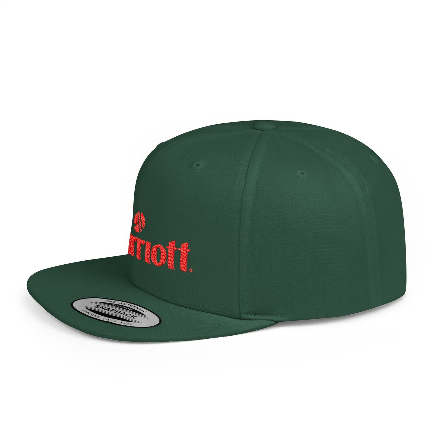 Marriott Flat Bill Snapback – Lightweight, Custom Fit, Premium Quality