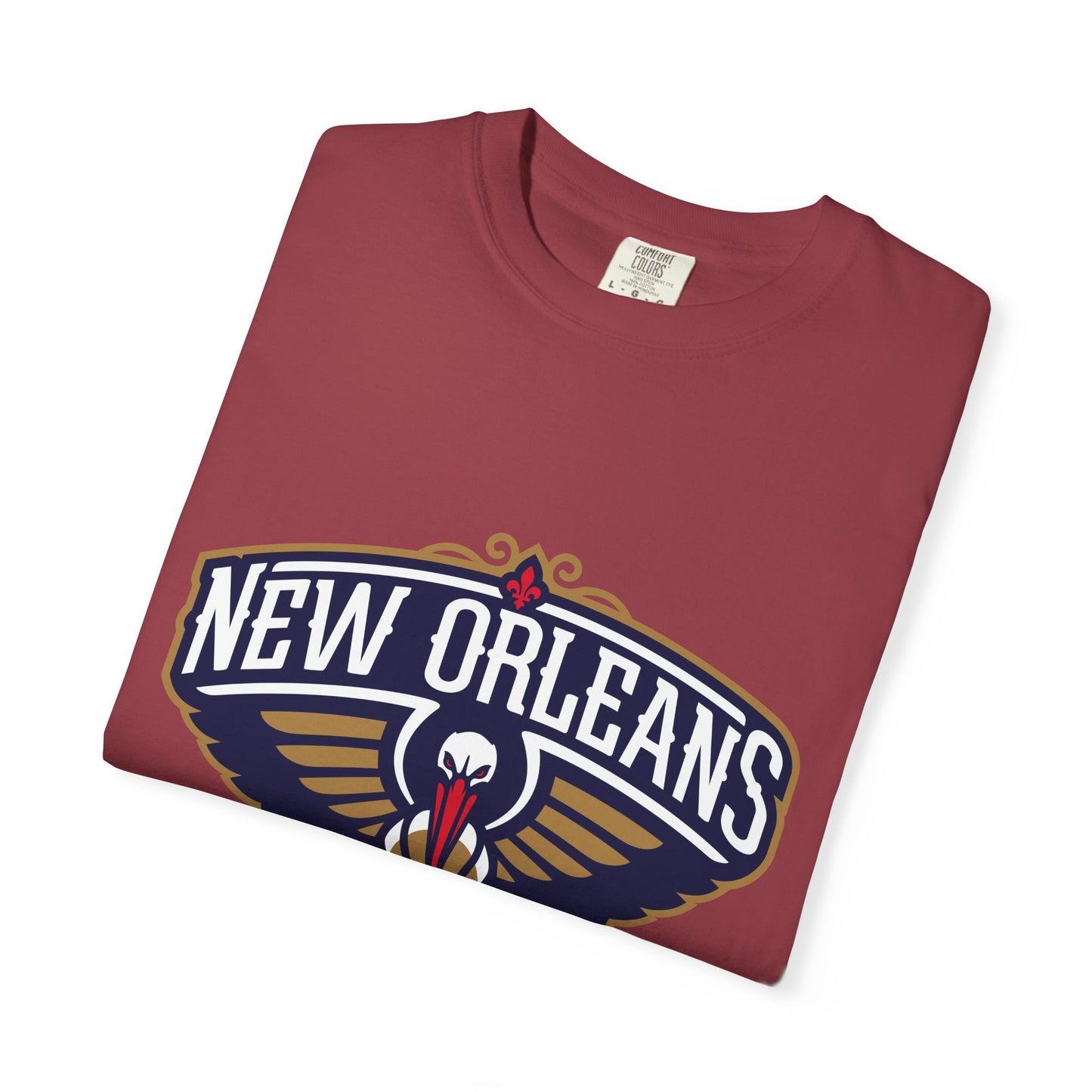 New Orleans Pelicans Garment-Dyed T-Shirt – Premium Cotton Tee for Customization