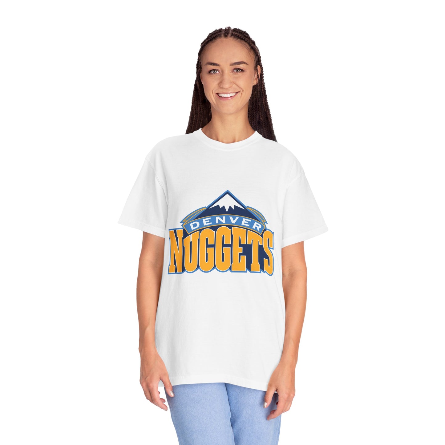 Denver Nuggets Garment-Dyed T-Shirt – Premium Cotton Tee for Customization