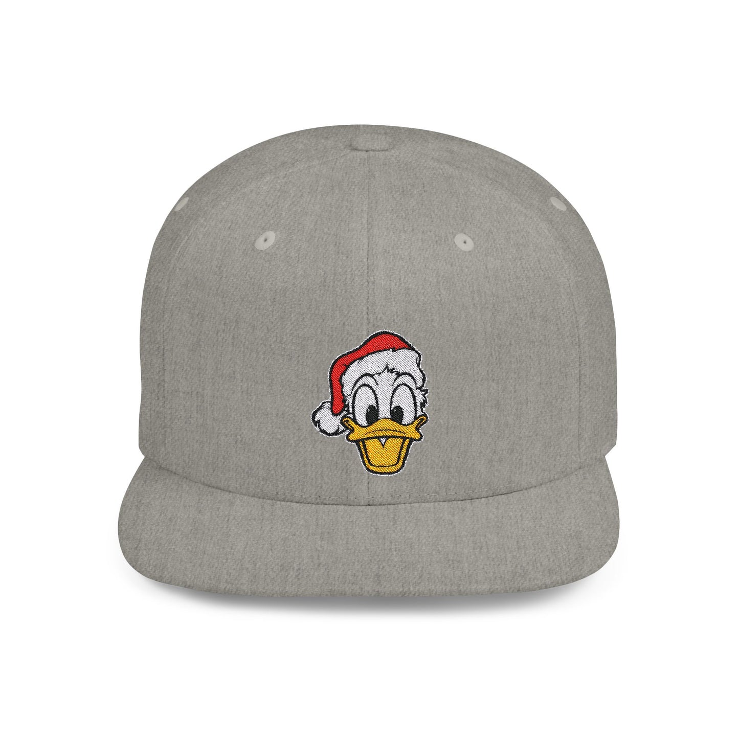 Donald Duck Santa Flat Bill Snapback – Lightweight, Custom Fit, Premium Quality