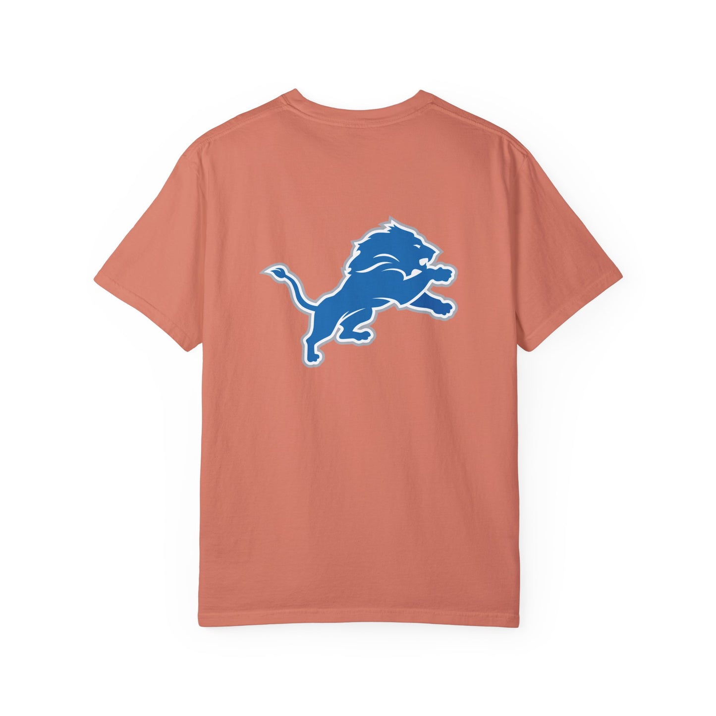 Detroit Lions Merchandise Garment-Dyed T-Shirt – Premium Cotton Tee for Customization