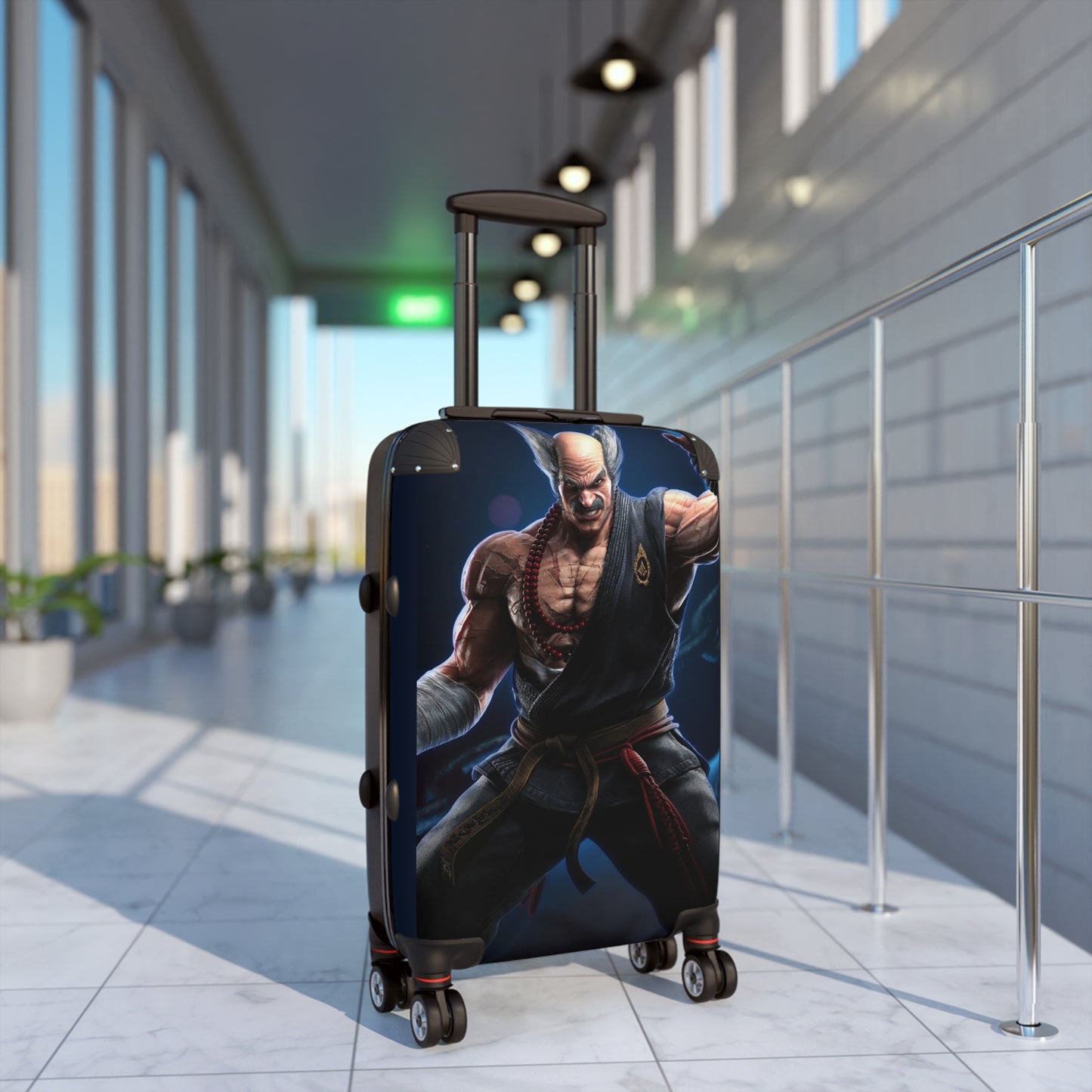 Video Games Tekken 8 Heihachi Mishima Carry-On Suitcase - Stylish Luggage for Travelers