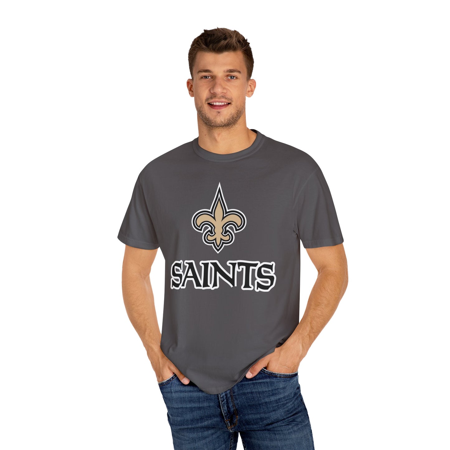 New Orleans Saints Fan Gifts Garment-Dyed T-Shirt – Premium Cotton Tee for Customization