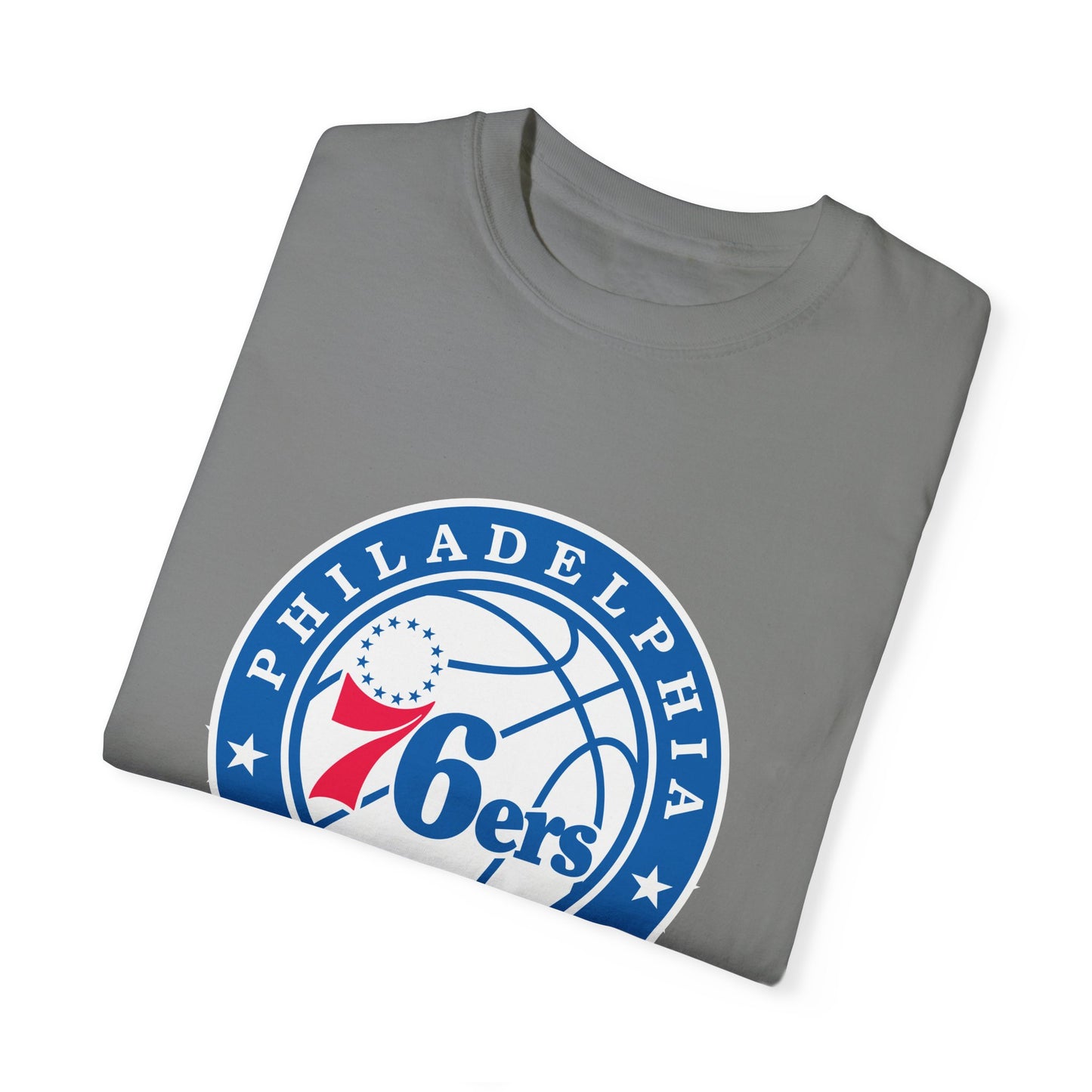 Philadelphia 76ers Basketball Life Garment-Dyed T-Shirt – Premium Cotton Tee for Customization
