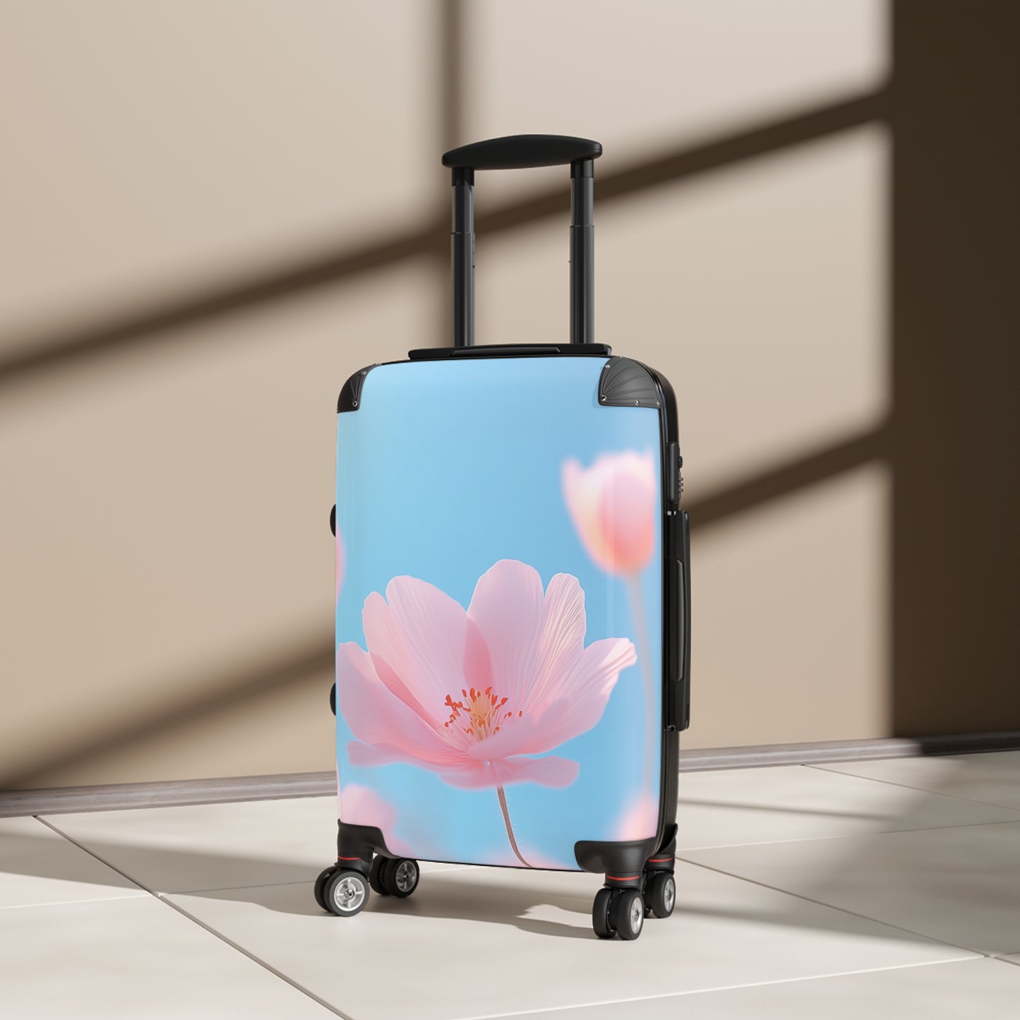 Nature Flowers Floral Spring Pink Art Carry-On Suitcase - Stylish Luggage for Travelers