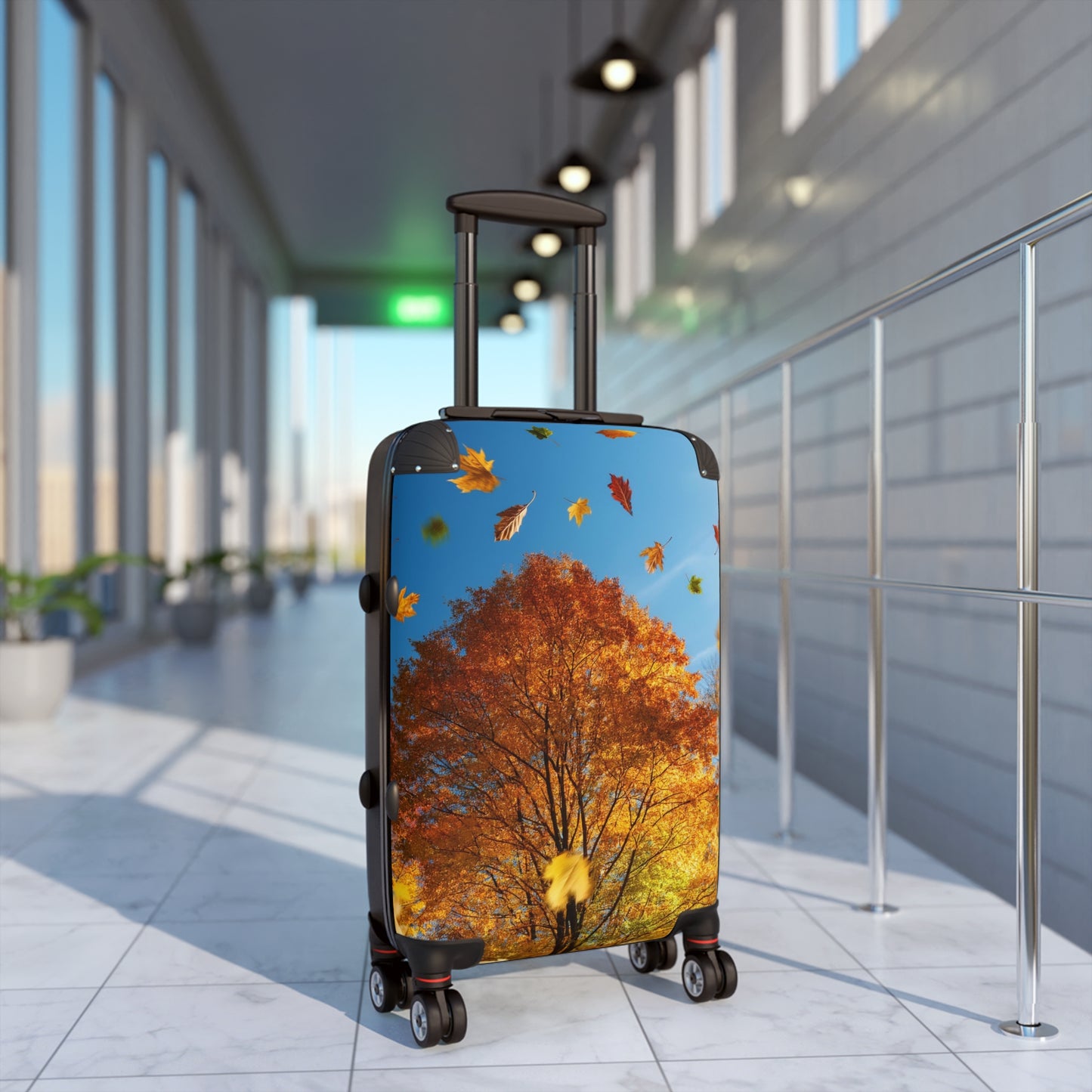 Nature Flowers Floral Leaves Art Carry-On Suitcase - Stylish Luggage for Travelers