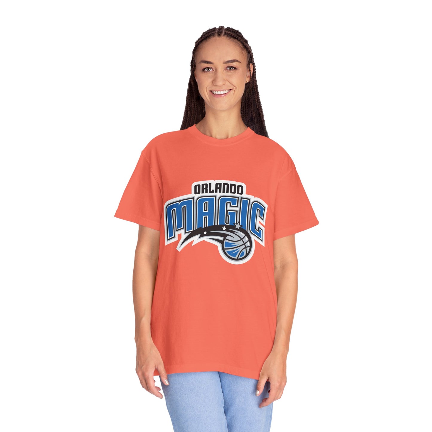 Orlando Magic Hoop Lifestyle Garment-Dyed T-Shirt – Premium Cotton Tee for Customization