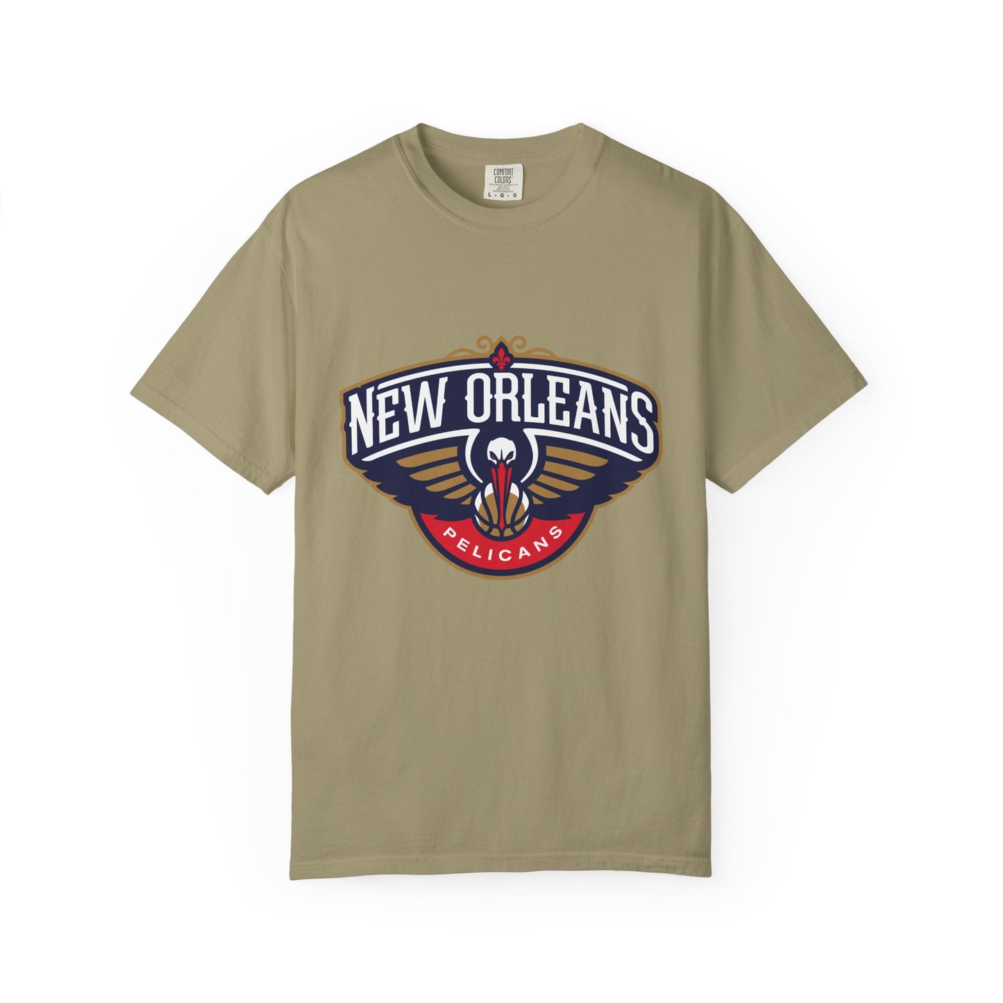 New Orleans Pelicans Garment-Dyed T-Shirt – Premium Cotton Tee for Customization