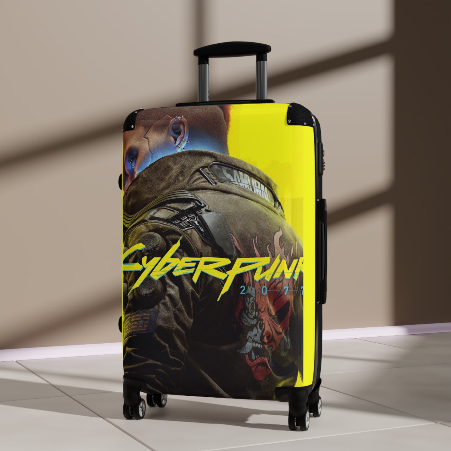 Video Games Cyberpunk 2077 Carry-On Suitcase - Stylish Luggage for Travelers