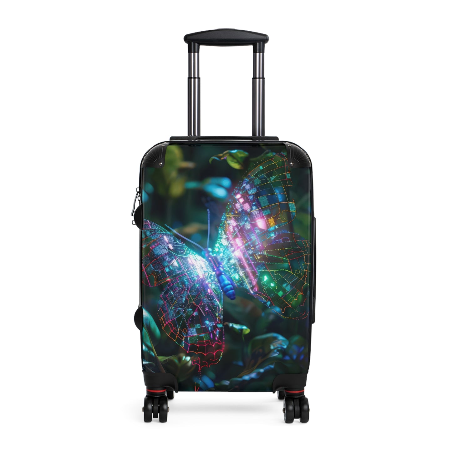Nature Butterflies Glowing Art Carry-On Suitcase - Stylish Luggage for Travelers