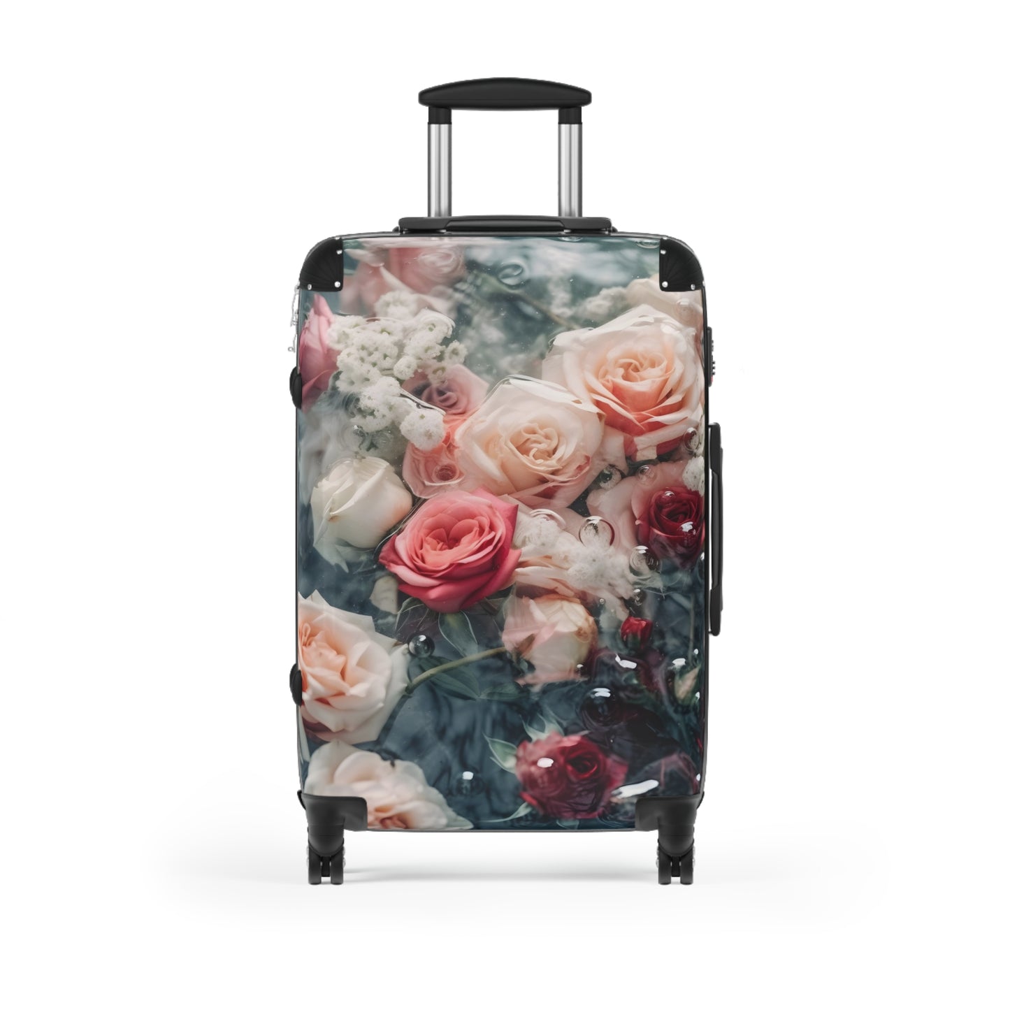 Nature Flowers Floral Water Art Carry-On Suitcase - Stylish Luggage for Travelers