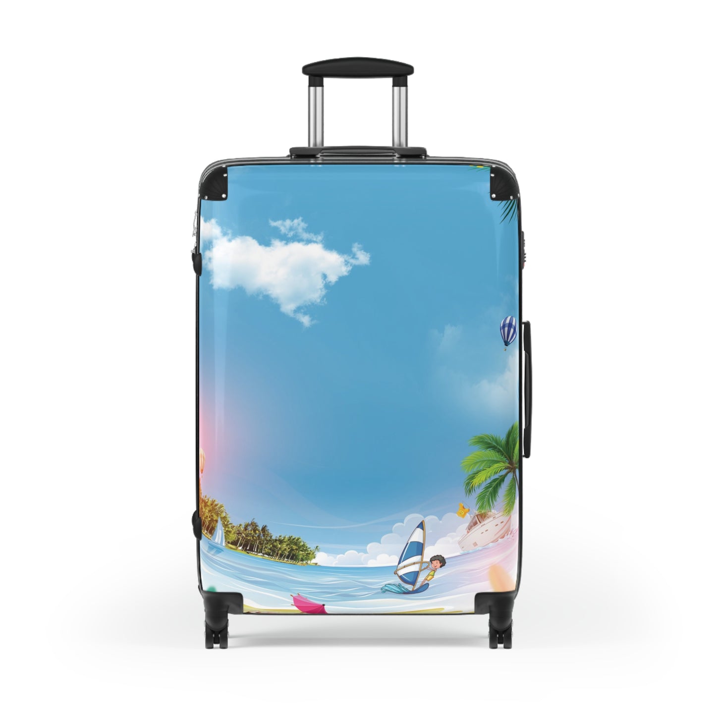 Nature Summer Tropical Beach Art Carry-On Suitcase - Stylish Luggage for Travelers