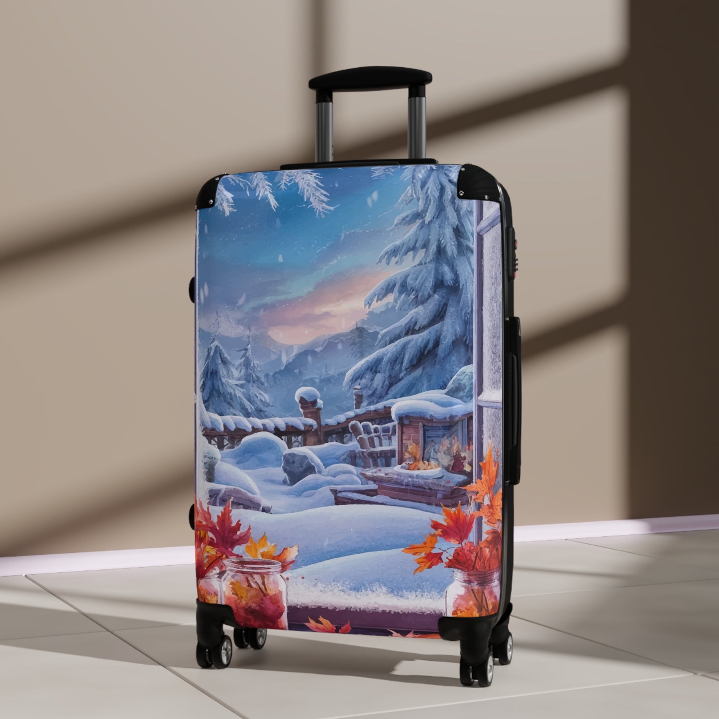 Nature Flowers Floral Lot Art Carry-On Suitcase - Stylish Luggage for Travelers
