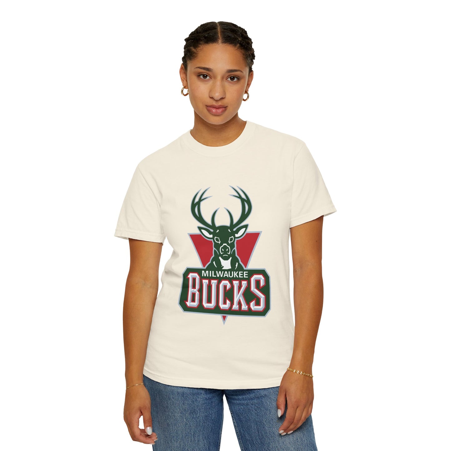 Milwaukee Bucks Strong Garment-Dyed T-Shirt – Premium Cotton Tee for Customization