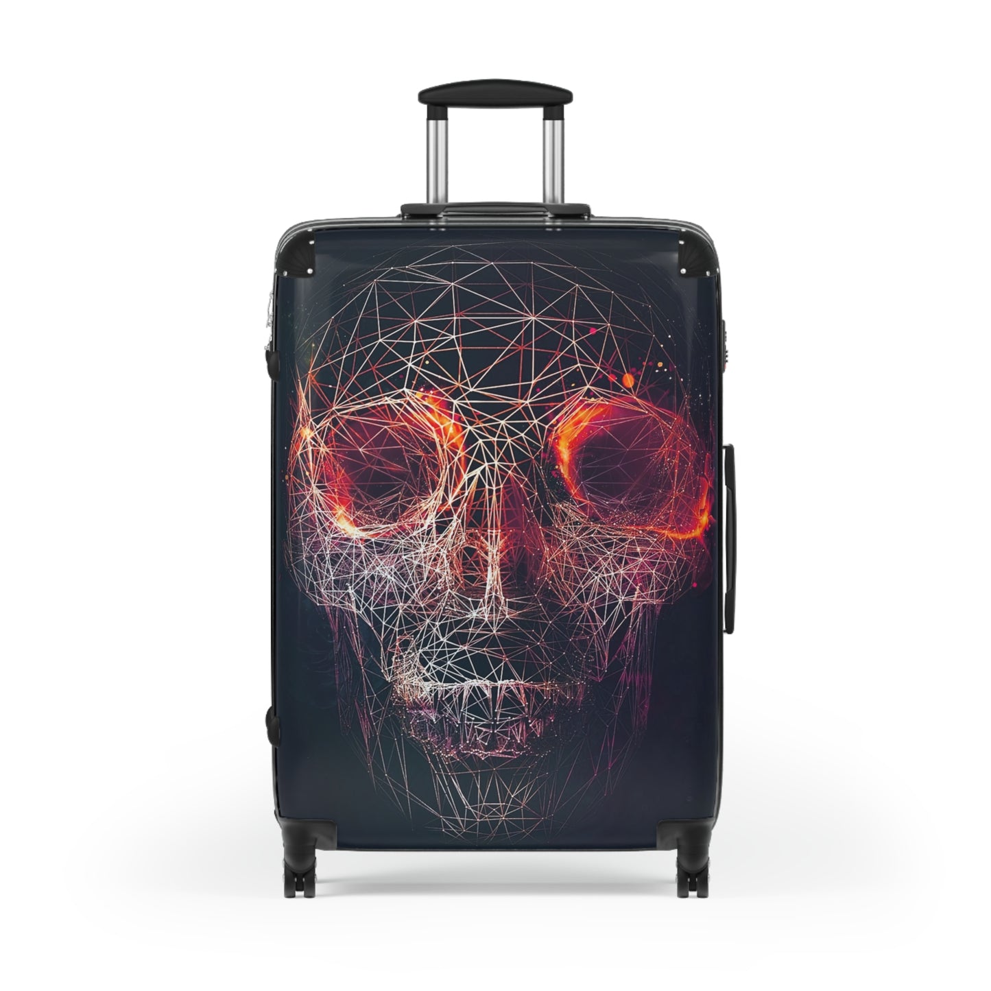 Abstract Skull Art Carry-On Suitcase - Stylish Luggage for Travelers