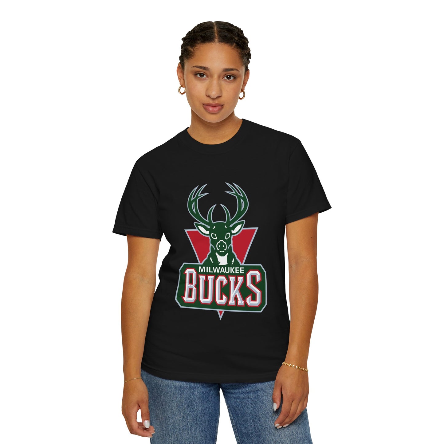 Milwaukee Bucks Strong Garment-Dyed T-Shirt – Premium Cotton Tee for Customization