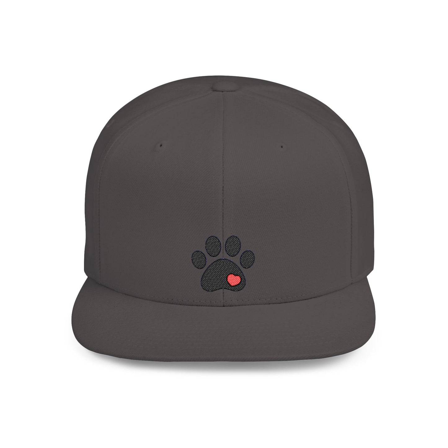Icons Embroidered Foot Print Flat Bill Snapback – Lightweight, Custom Fit, Premium Quality