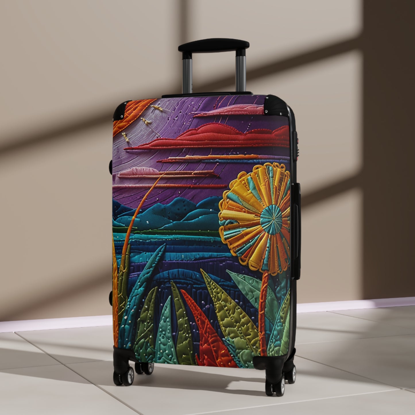 Nature Flowers Floral Spring Flower Art Carry-On Suitcase - Stylish Luggage for Travelers