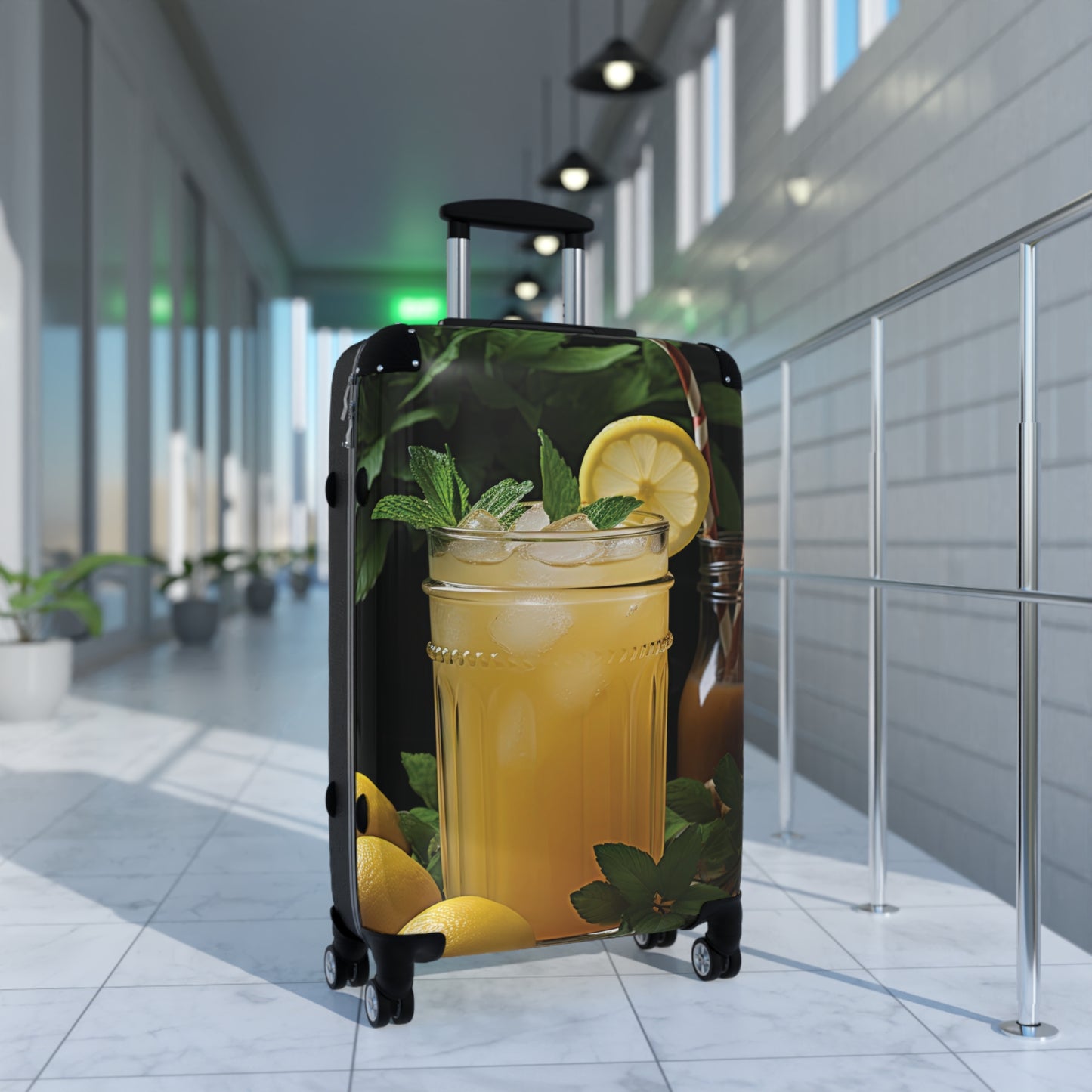 Nature Summer Iced Lemonade Carry-On Suitcase - Stylish Luggage for Travelers