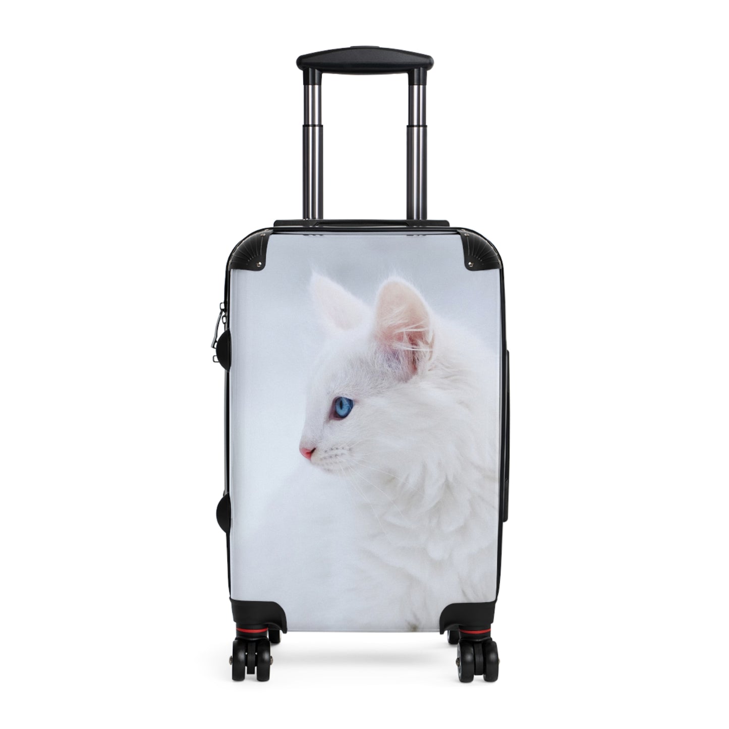Animals Kitten White Carry-On Suitcase - Stylish Luggage for Travelers