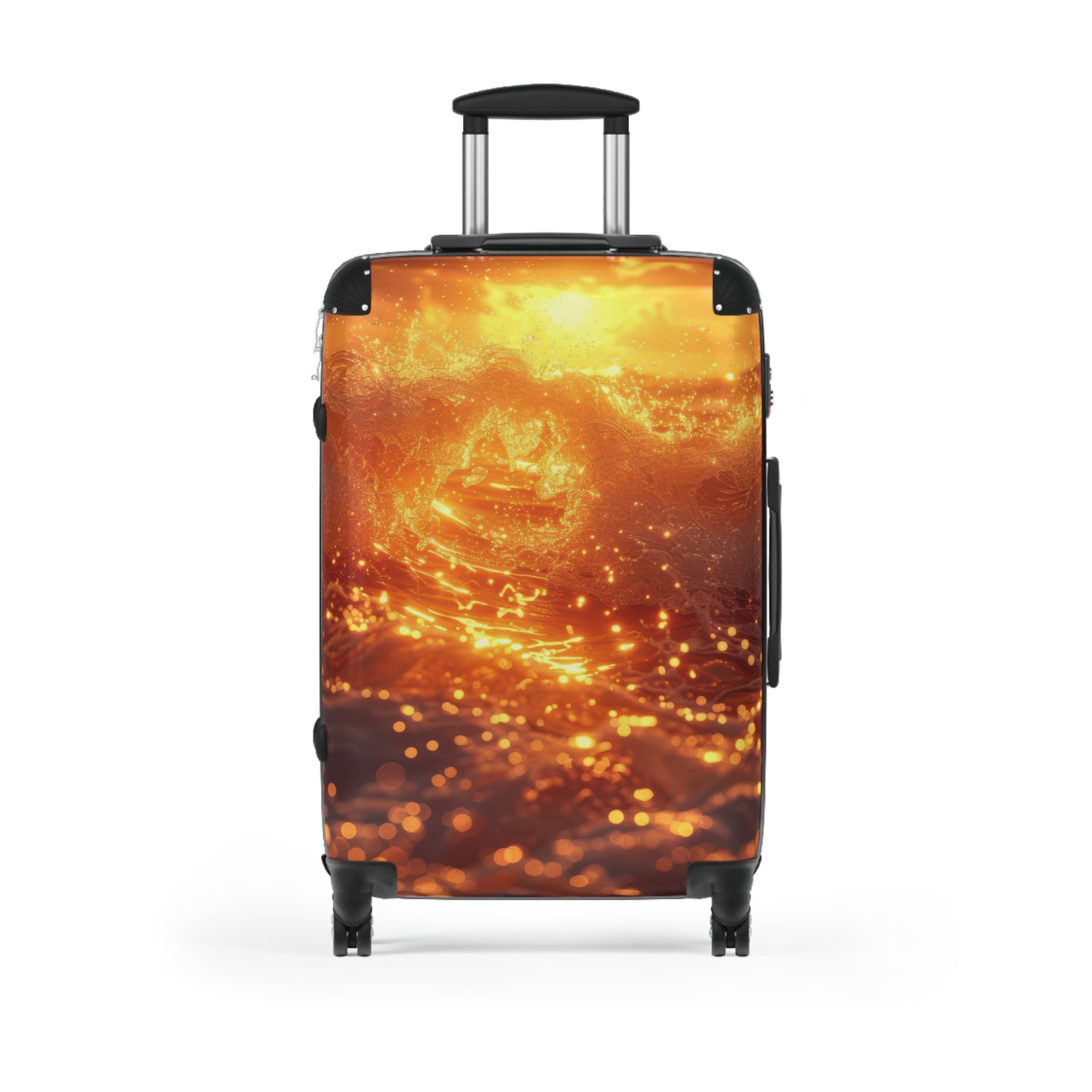 Nature Sunset Vibrant Art Carry-On Suitcase - Stylish Luggage for Travelers