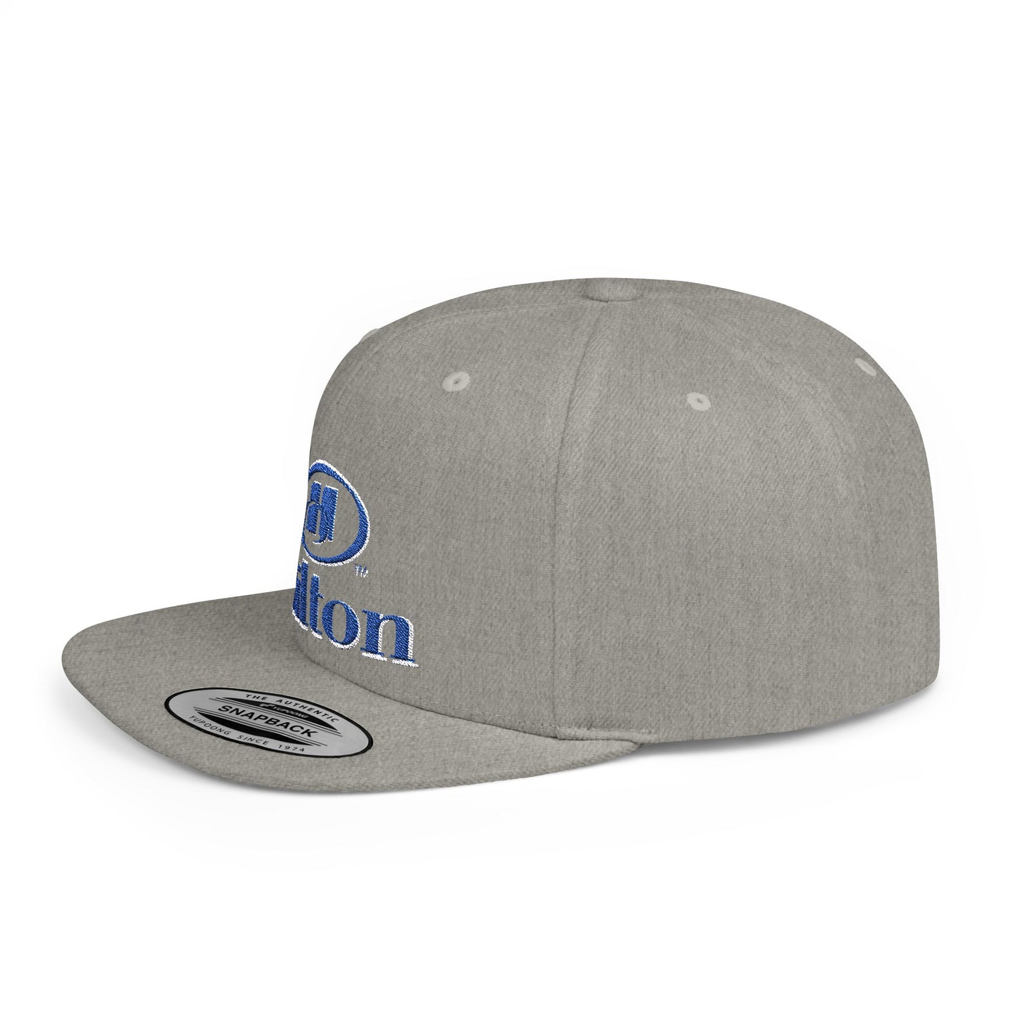 Hilton Flat Bill Snapback – Lightweight, Custom Fit, Premium Quality