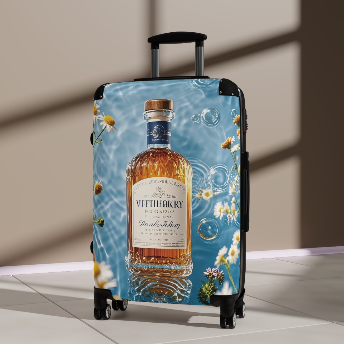 Nature Summer Rendering Glass Carry-On Suitcase - Stylish Luggage for Travelers
