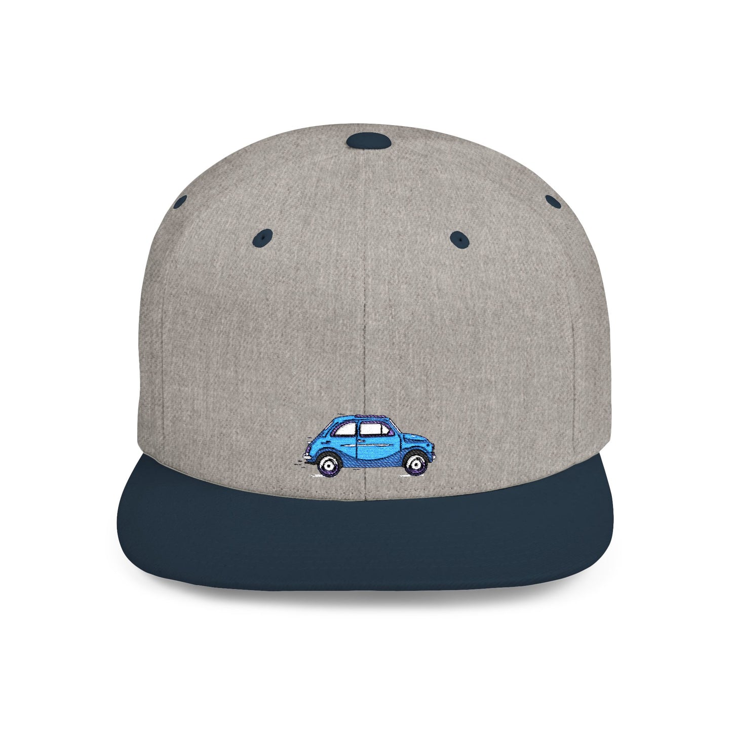 Icons Embroidered Car Flat Bill Snapback – Lightweight, Custom Fit, Premium Quality