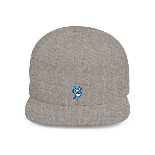 Icons Embroidered Dolphin Flat Bill Snapback – Lightweight, Custom Fit, Premium Quality