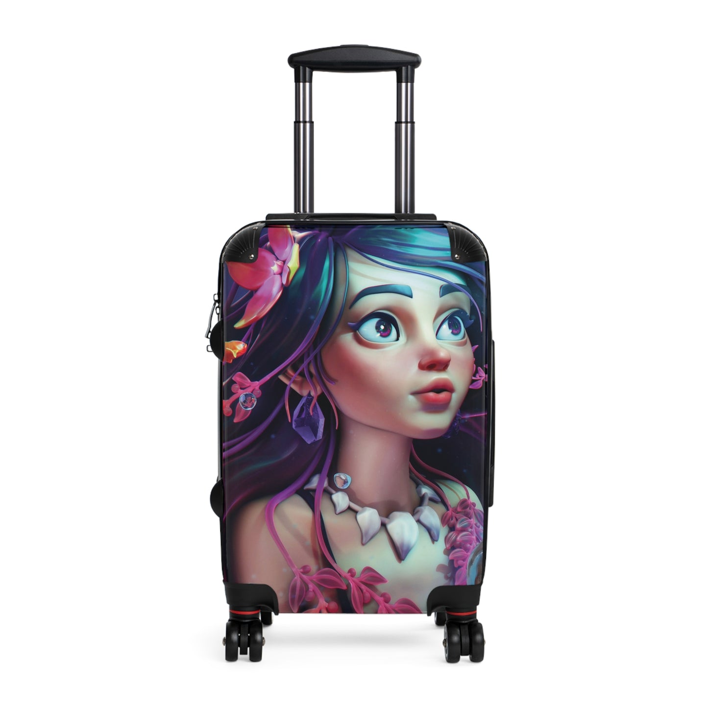 Art Mermaid Dream Carry-On Suitcase - Stylish Luggage for Travelers