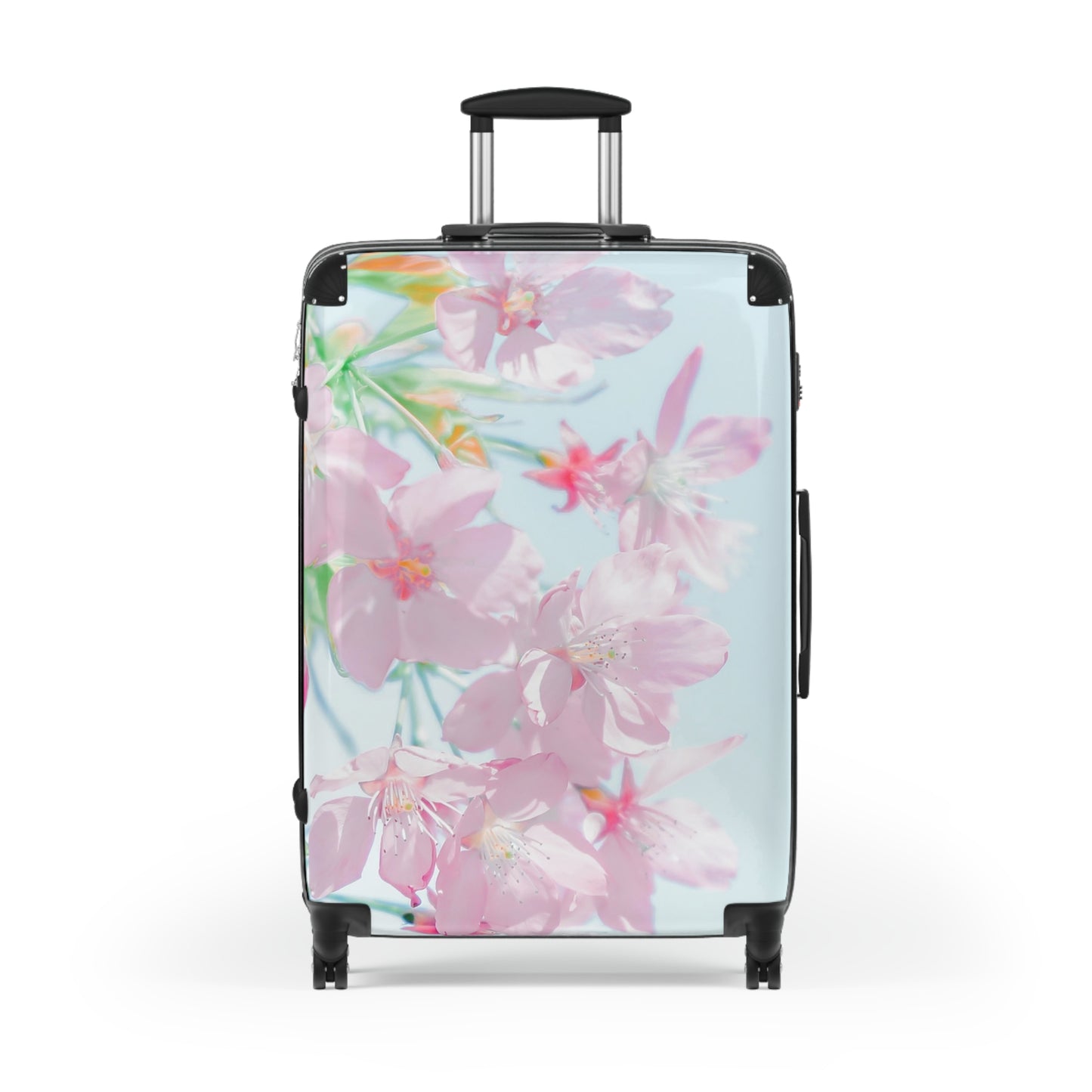 Nature Flowers Floral Green Leaf Art Carry-On Suitcase - Stylish Luggage for Travelers