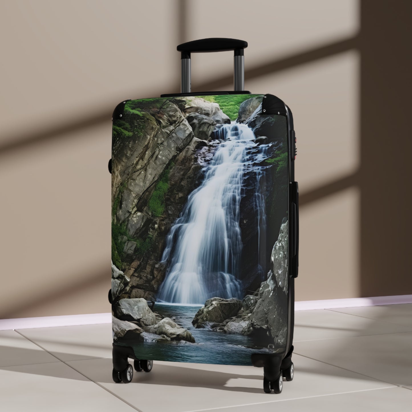 Nature Landscape Waterfalls Art Carry-On Suitcase - Stylish Luggage for Travelers
