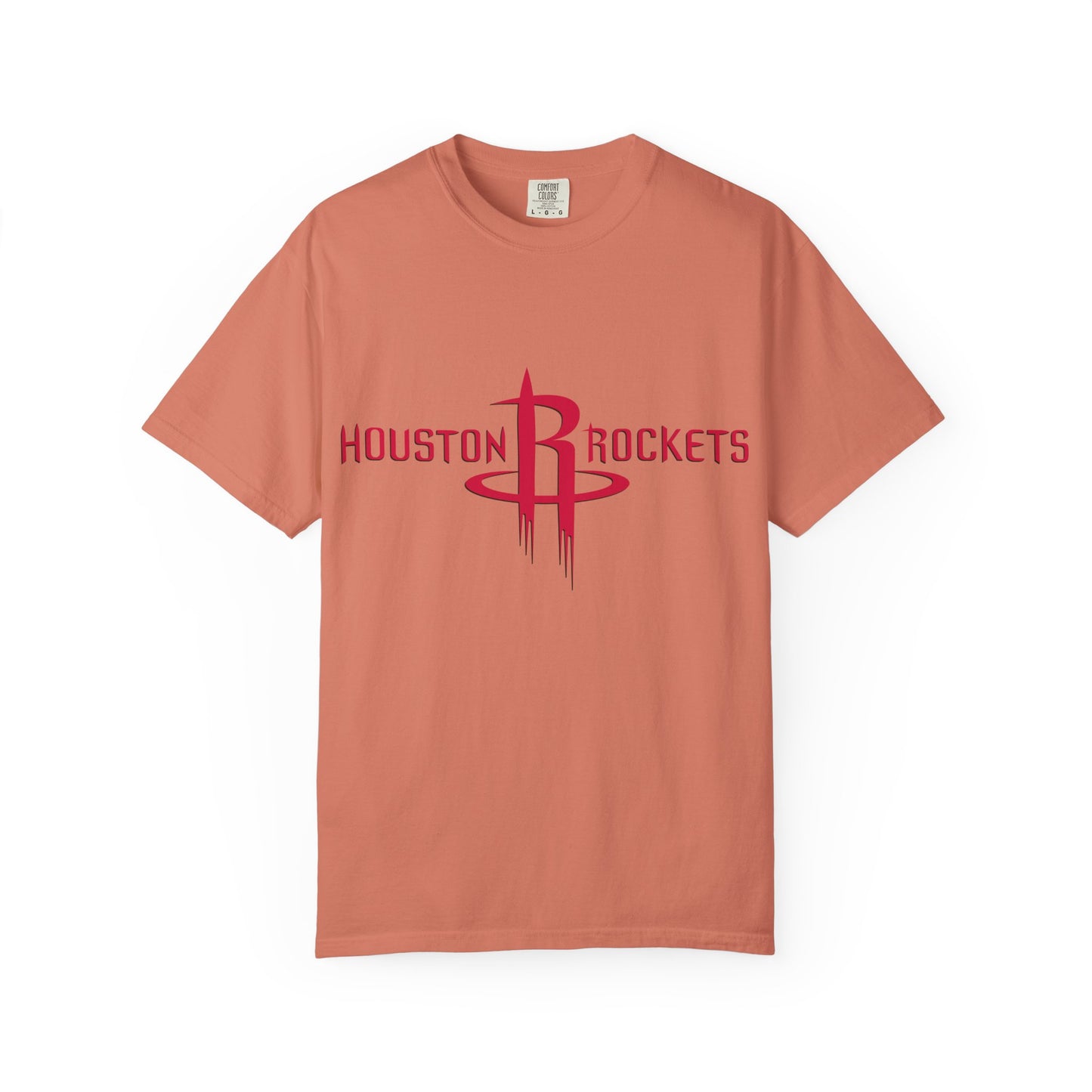 Houston Rockets Garment-Dyed T-Shirt – Premium Cotton Tee for Customization