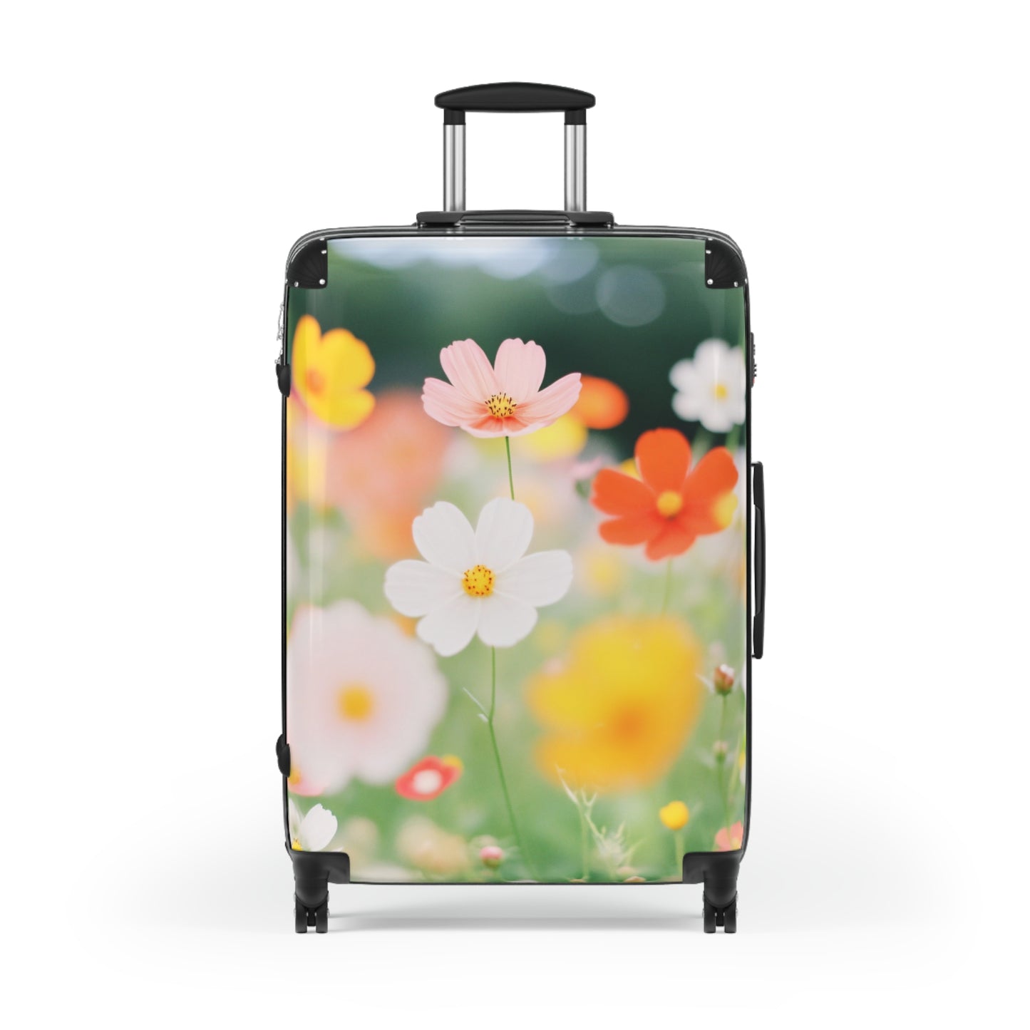 Nature Flowers Floral Colorful Art Carry-On Suitcase - Stylish Luggage for Travelers