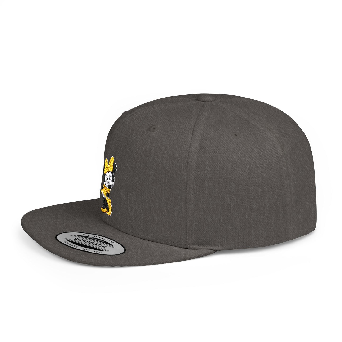Minne Shy Flat Bill Snapback – Lightweight, Custom Fit, Premium Quality