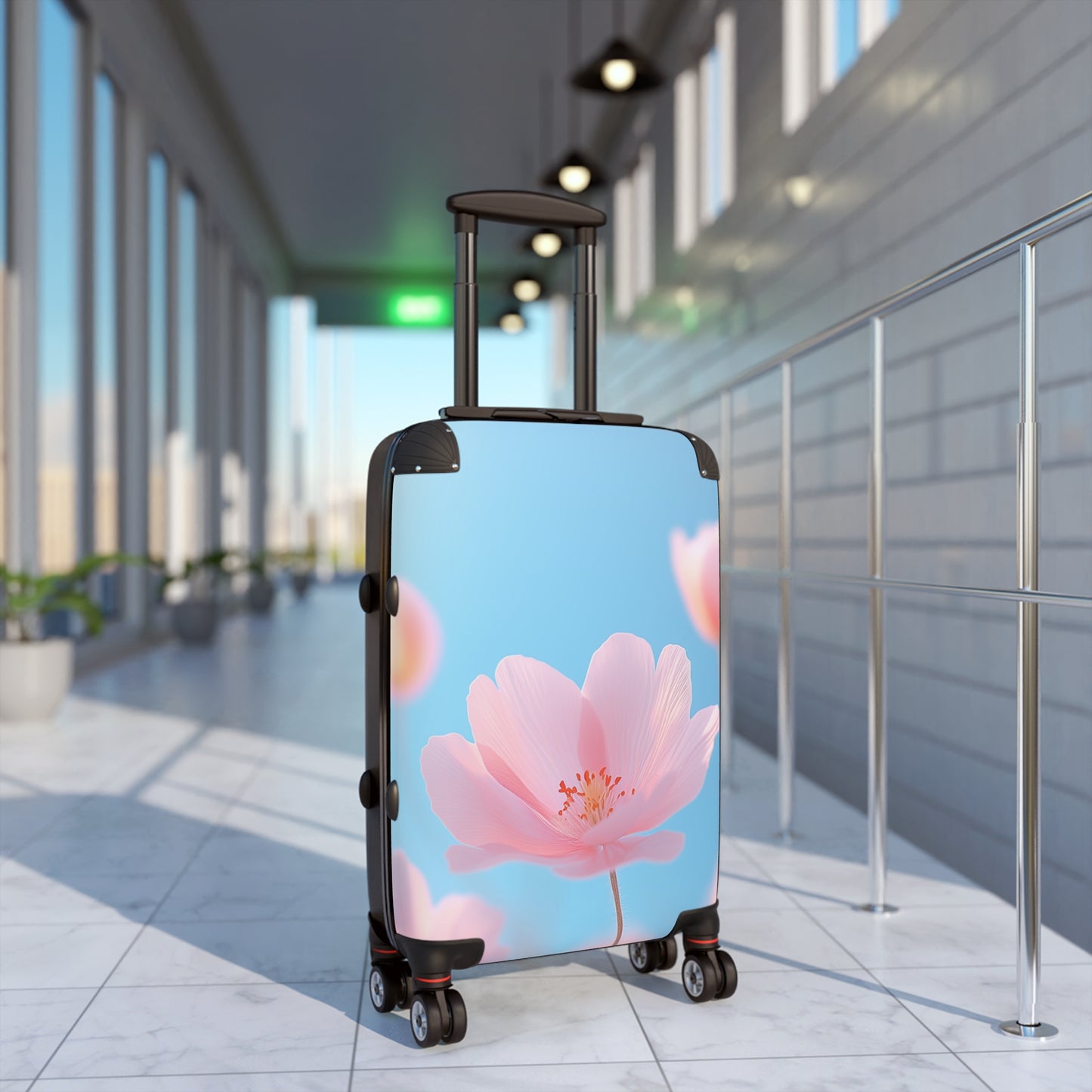 Nature Flowers Floral Spring Pink Art Carry-On Suitcase - Stylish Luggage for Travelers