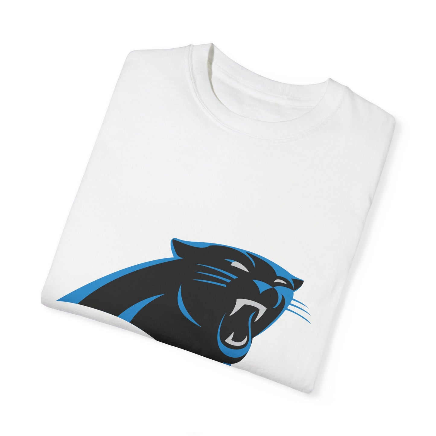 Carolina Panthers Go Panthers Garment-Dyed T-Shirt – Premium Cotton Tee for Customization
