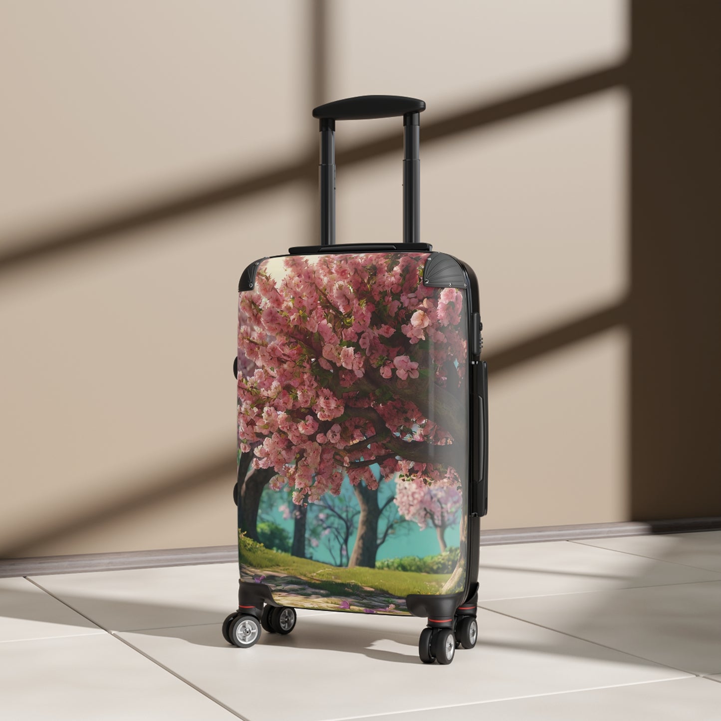 Nature Flowers Floral Background Art Carry-On Suitcase - Stylish Luggage for Travelers